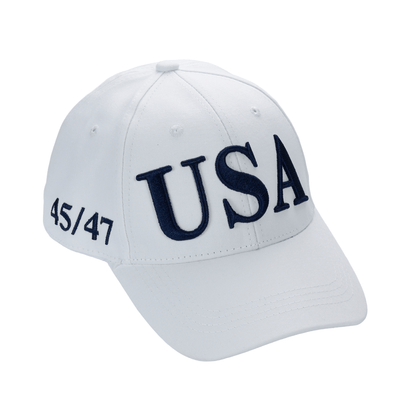 USA Premium Cotton Twill Patriot Cap – American Flag Dad Hat, Embroidered Hat
