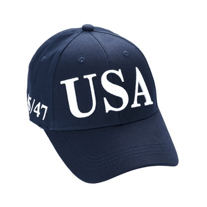 USA Premium Cotton Twill Patriot Cap – American Flag Dad Hat, Embroidered Hat