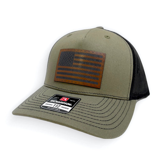 Stylish Flap Cap | Leather Patch Cap | Steadfast American