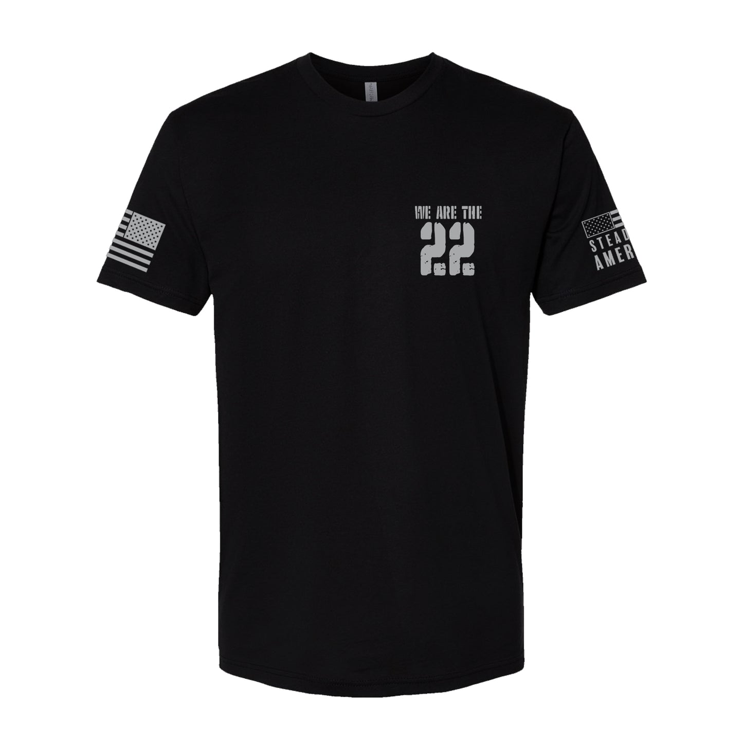 We Are The 22, Short Sleeve, Black