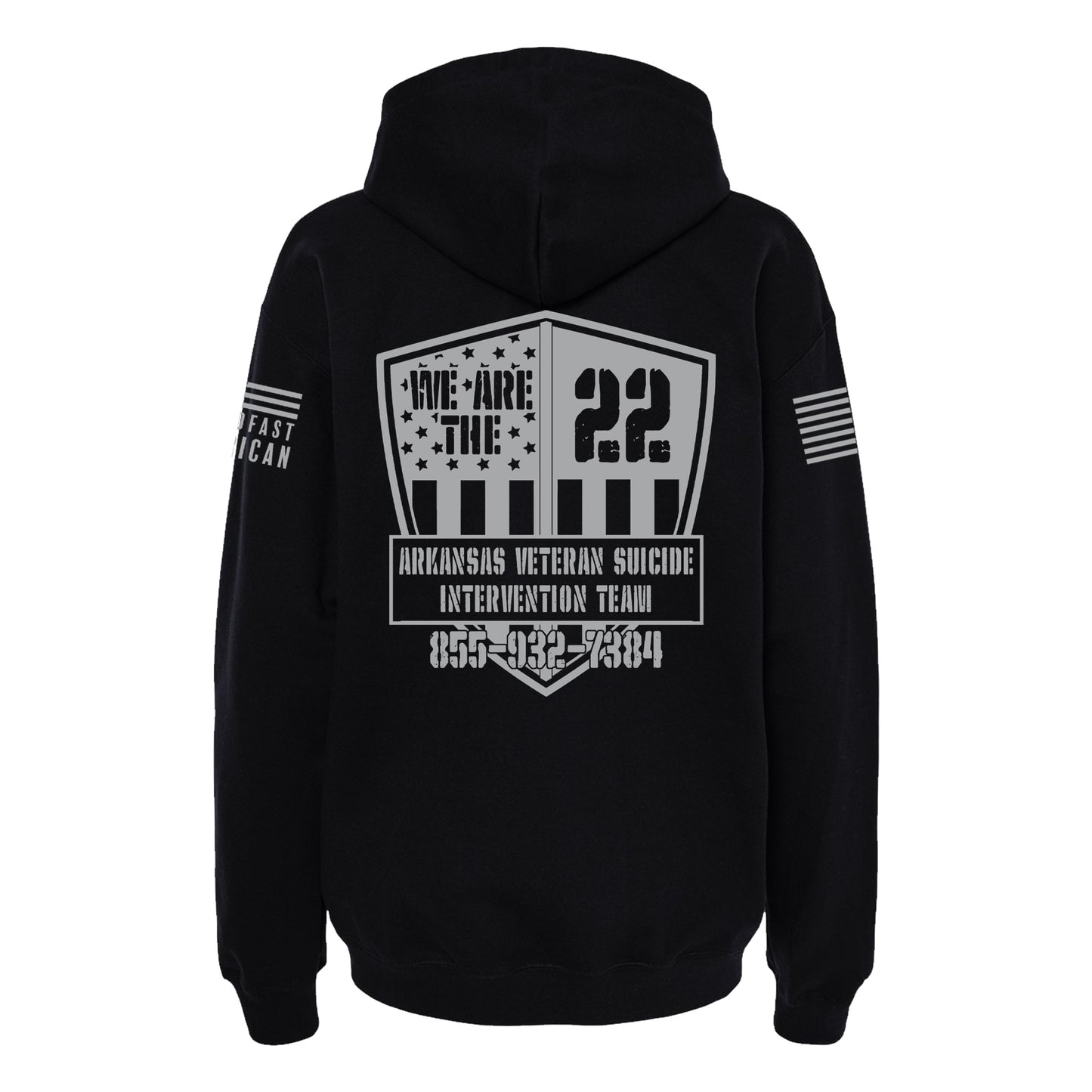 We Are The 22, SoftStyle Hoodie, Black