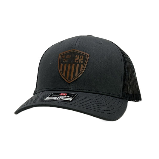 We Are The 22 Cap, Richardson 112, Leather Patch in Center