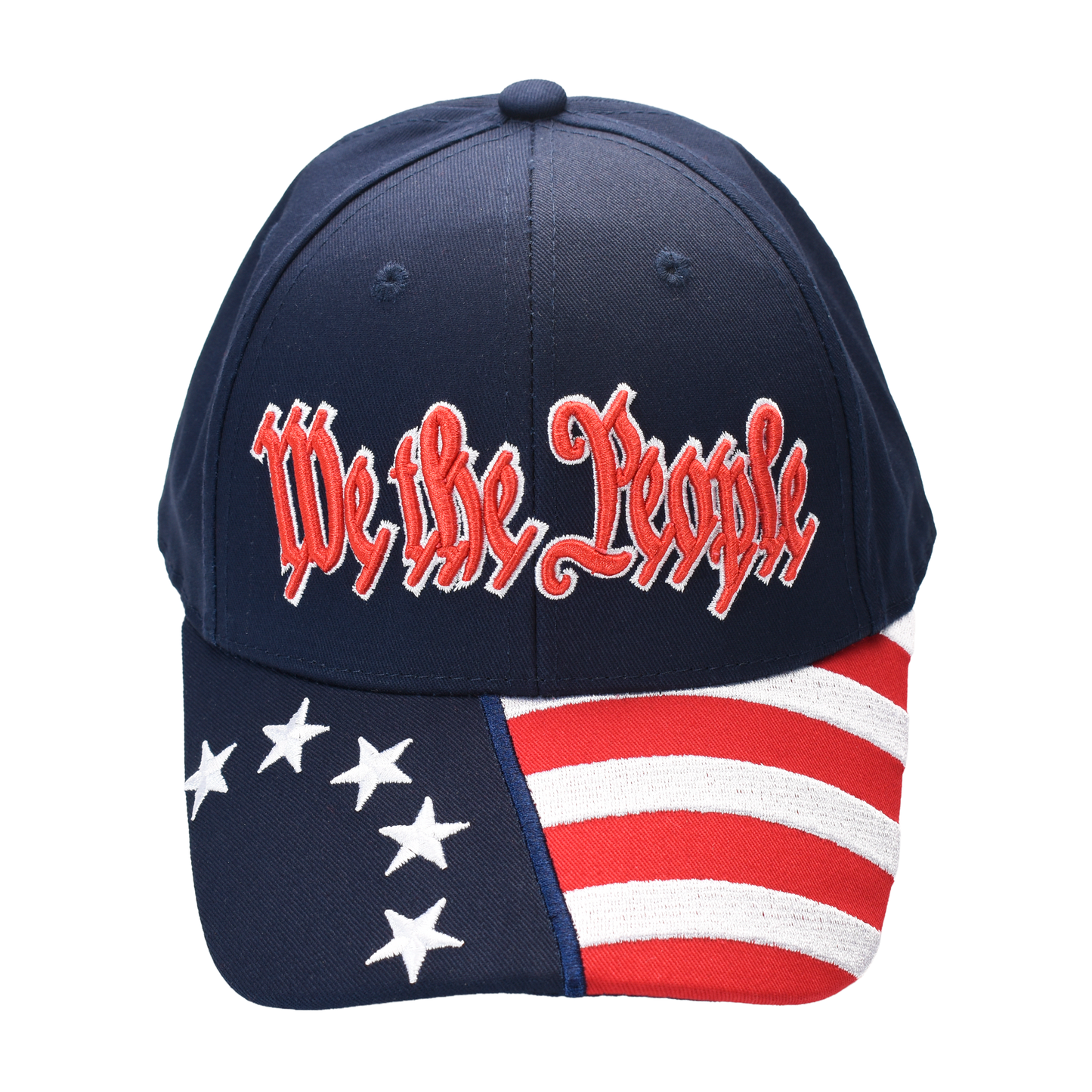 We The People Cap – American Betsy Ross Flag Bill | Patriotic Cotton Twill Cap