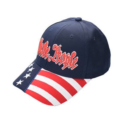 We The People Cap – American Betsy Ross Flag Bill | Patriotic Cotton Twill Cap