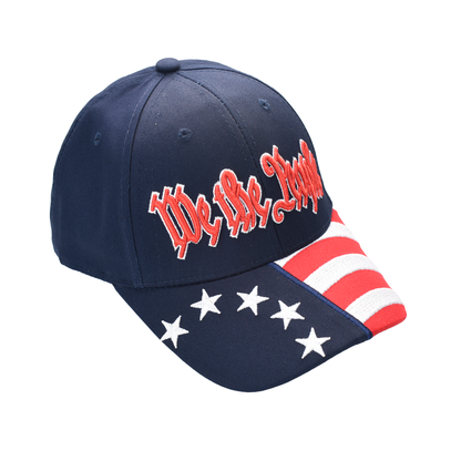 We The People Cap – American Betsy Ross Flag Bill | Patriotic Cotton Twill Cap