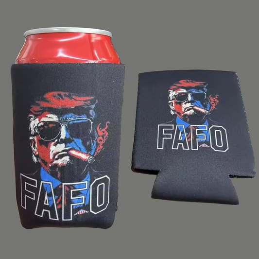 Trump FAFO Koozie