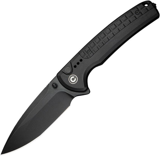 CIVIVI Sentinel Strike II C22025D-1 folding knife with black Nitro-V blade and aluminum handle