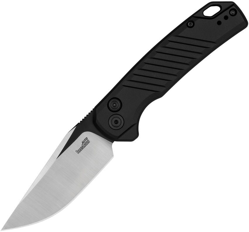 Kershaw Launch 23 7305 automatic knife with CPM 154 trailing-point blade and black aluminum handle