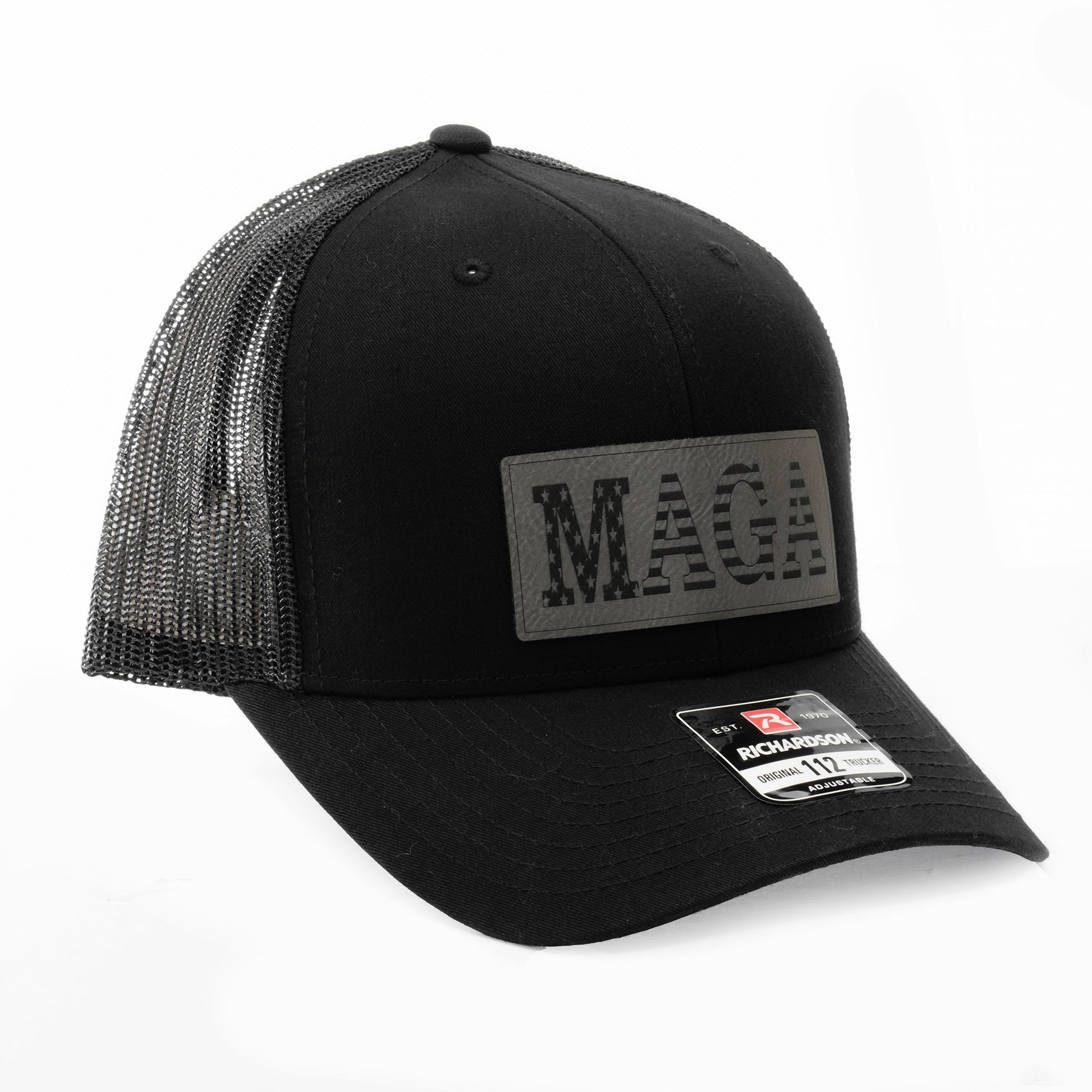 MAGA Leather Patch Cap 02