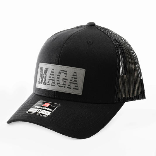 MAGA Leather Patch Cap 01