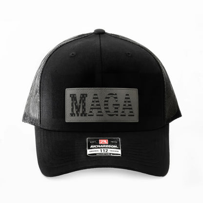 MAGA Leather Patch Cap 03