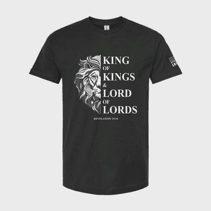 King of Kings & Lord of Lords Lion • Revelation 19:16 Faith T-Shirt
